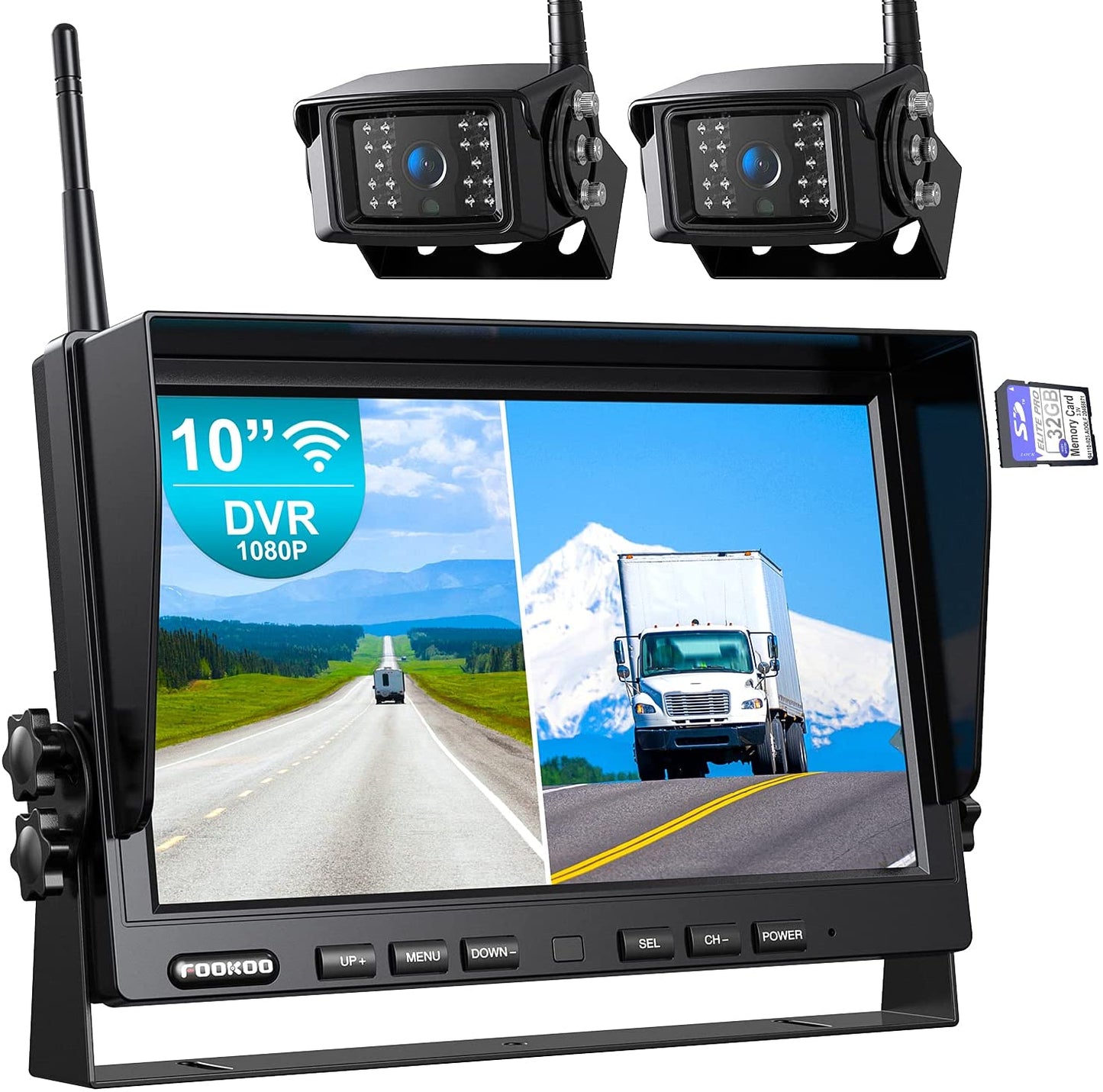 Wireless Front Facing Camera for Car or RV
